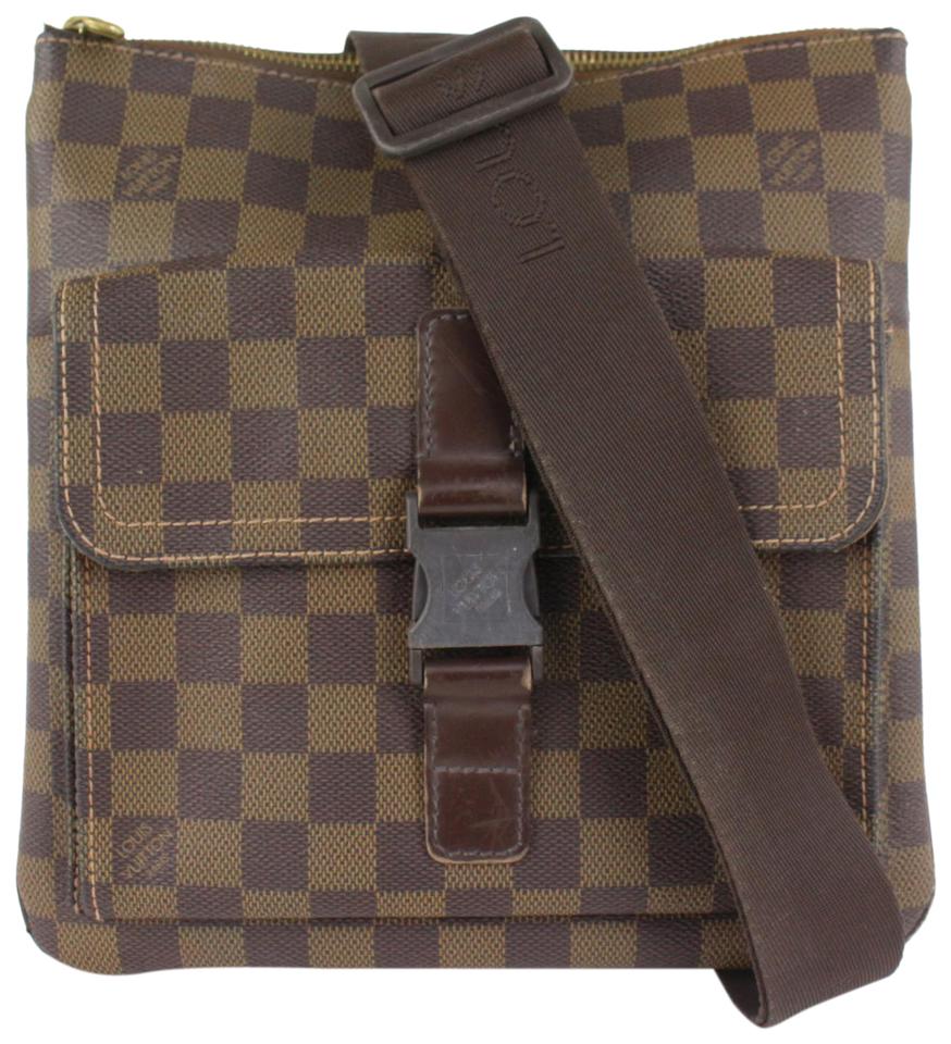 Louis Vuitton Damier Ebene Pochette Melville Crossbody Bag 1014lv9