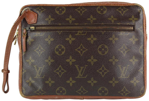 Louis Vuitton Monogram Pochette Dragonne Wristlet Bag 22lvs1215