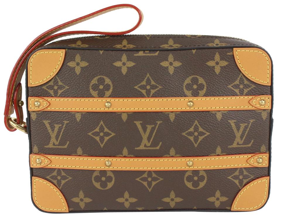 Louis Vuitton Limited Monogram Soft Trunk Pouch Wristlet 97lv31