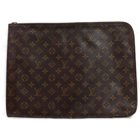 Louis Vuitton Poche Documents Monogram Portfolio Zip Folder 872474