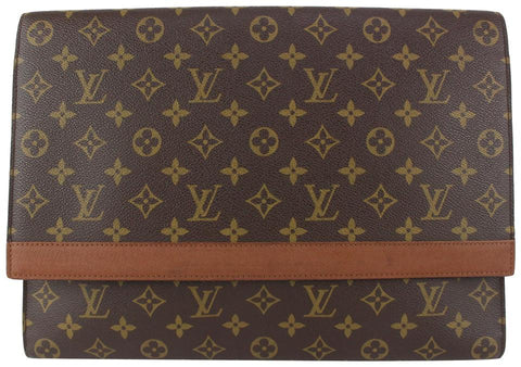 Louis Vuitton XL Monogram Folder Portfolio Document Clutch Porte 825lv66