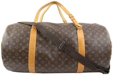 Louis Vuitton Monogram Sac Polochon 70 Keepall Bandouliere 24lv216s