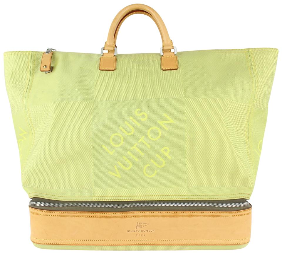 Louis Vuitton Lime Green Damier Geant Southern Cross Sac Sport 1018lv8