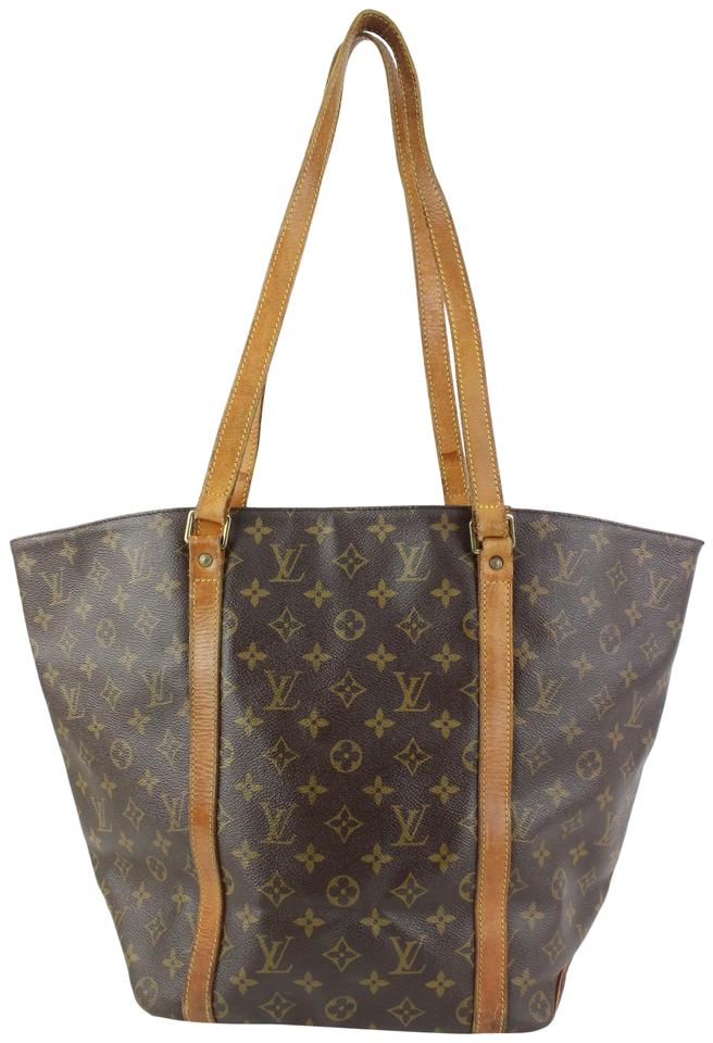 Louis Vuitton Monogram Sac Shopping Tote Bag 927lv52