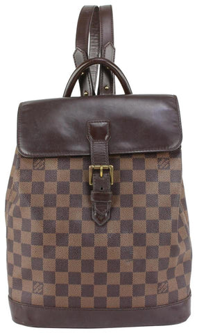 Louis Vuitton Damier Ebene Soho Backpack 12lv2