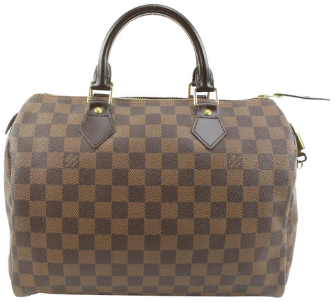 Louis Vuitton Damier Ebene Speedy 30 Boston 81lv225s