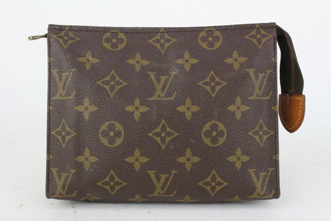 Louis Vuitton Monogram Toiletry Pouch 19 Cosmetic Case Poche Toilette 823lv18