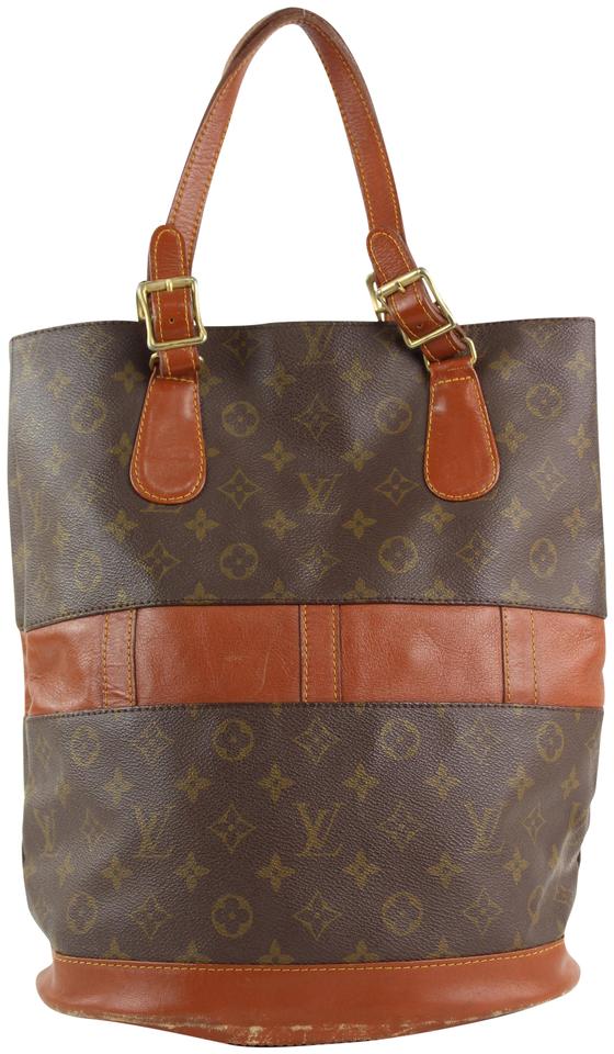 Louis Vuitton Monogram Marais Bucket GM Tote Bag 4lvs1224