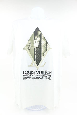 Louis Vuitton Men's XL Diamond Address Afircan Art LV T-Shirt 114lv17