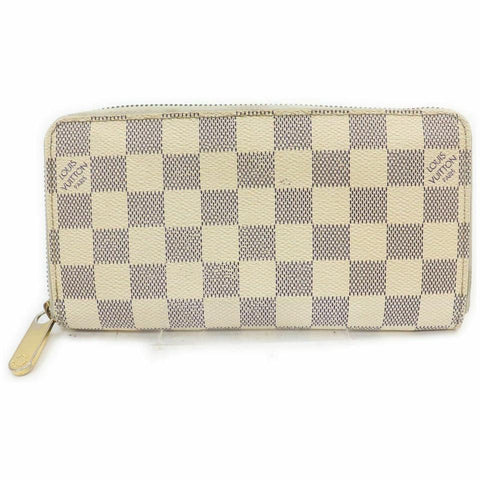 Louis Vuitton Damier Azur Zippy Wallet Long Zip Around 861006