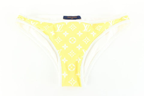 Louis Vuitton Size 34  Extra Small Yellow Monogram Bikini 82lk727s