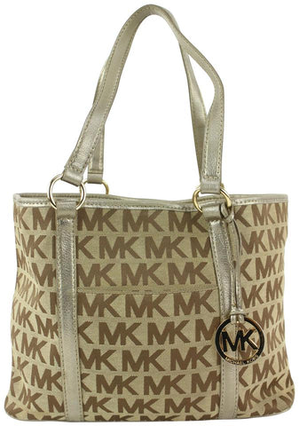 Michael Kors Monogram MK Shopper Tote Bag 3mk1101