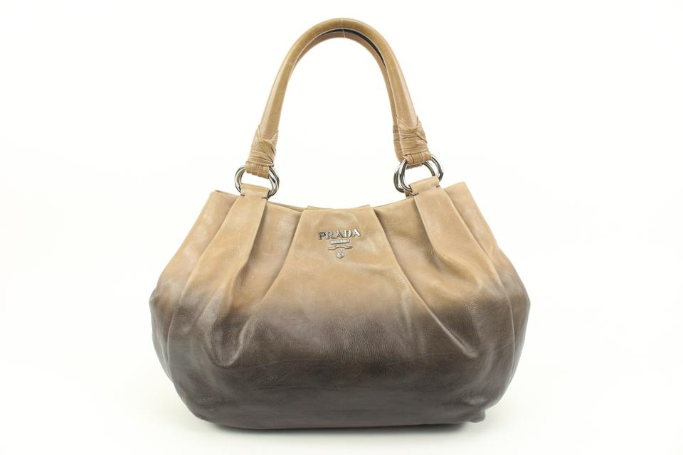 Prada Vitello Sfumato Hobo Neutral Gradient Hobo 85p33s