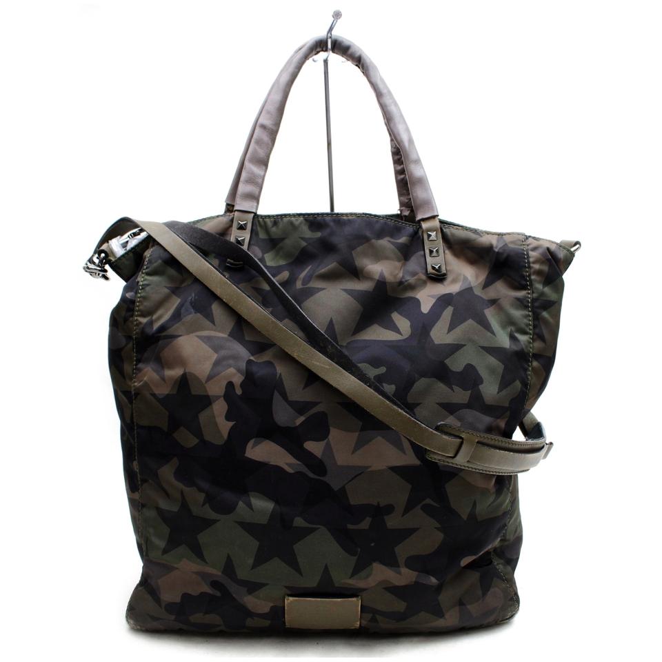 Valentino Camouflage Star Rockstud 2way Tote 871702